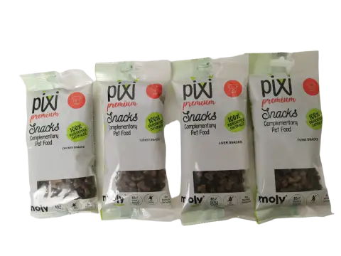 Utilisation pratique de l'expositor de snacks premium Moly pour chiens