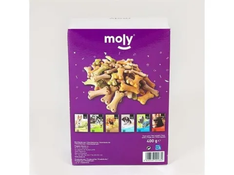 Gros plan sur biscuits végétaux croquants pour chiens