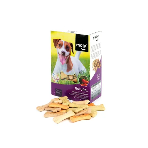 Ingrédients naturels des biscuits végétaux Moly