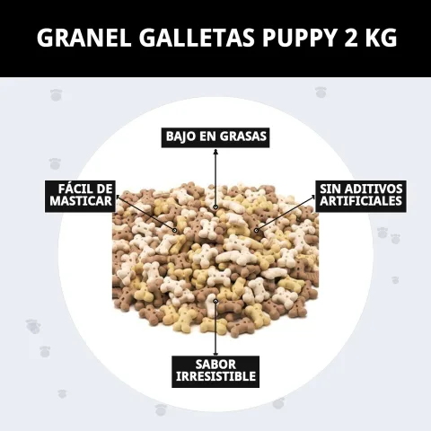 Biscuits Puppy Moly adaptés à tous les chiots