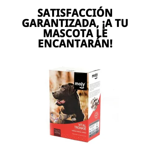Biscuits fourrés moelle à côté d'autres snacks pour chiens