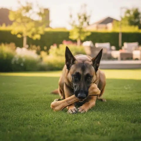 Snack naturel pour chiens en peau bovine pressée