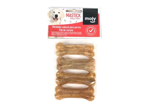 Détail texture naturelle de l'os pressé pour chiens