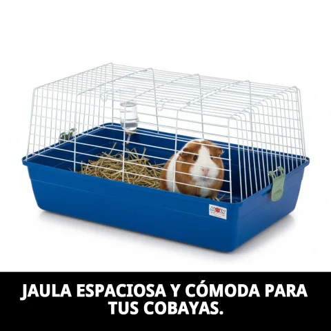 Détail du design démontable de la cage pour cobayes