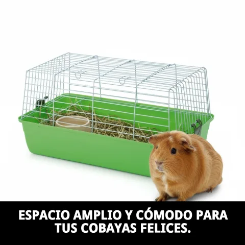 Détail des grilles ventilées de la cage pour cobayes N2