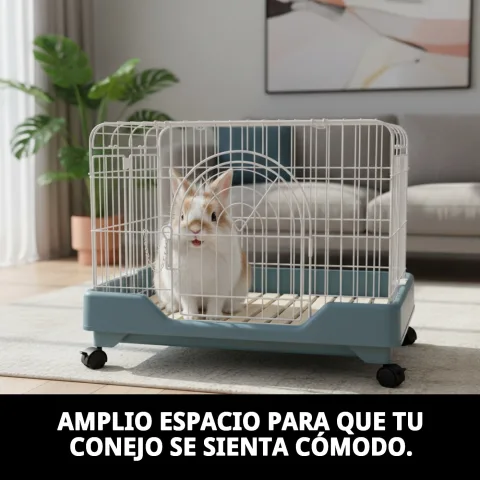 Intérieur spacieux de la cage Living Dream pour petits rongeurs