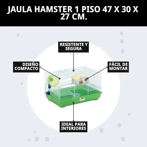 Cage pour hamster prête à l'emploi avec accessoires internes