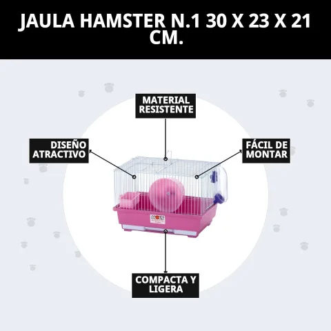 Cage pour hamster avec bonne ventilation et visibilité