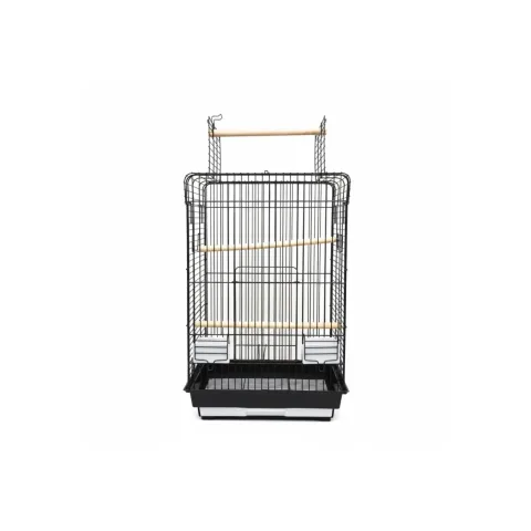 Détail de la porte de la cage Malawi pour un accès facile