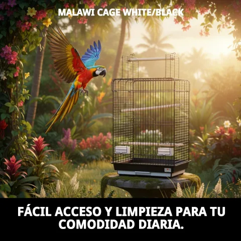 Cage Malawi dans un intérieur moderne