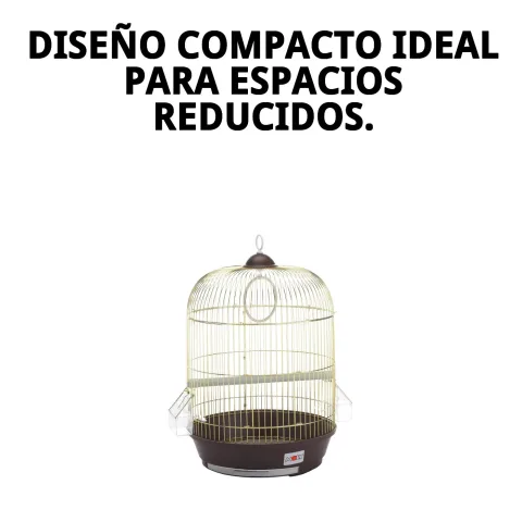 Cage Manila Dorée démontable et légère pour un transport facile