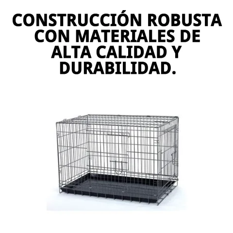 Main pliant la cage métallique Moly pour chiens