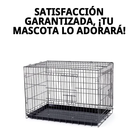 Structure métallique robuste de la cage pour chiens