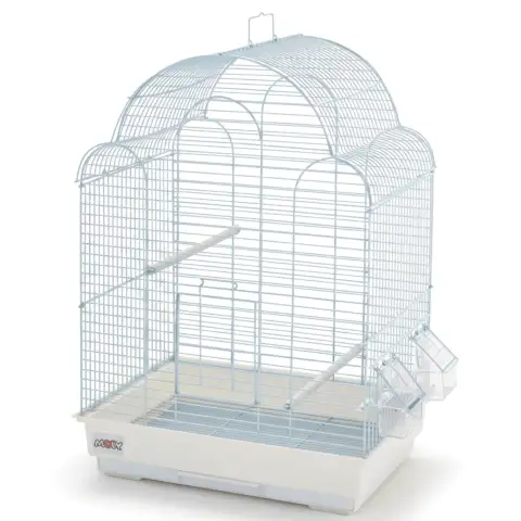 Vue frontale de la cage Milan 42x30x57 cm pour petits animaux