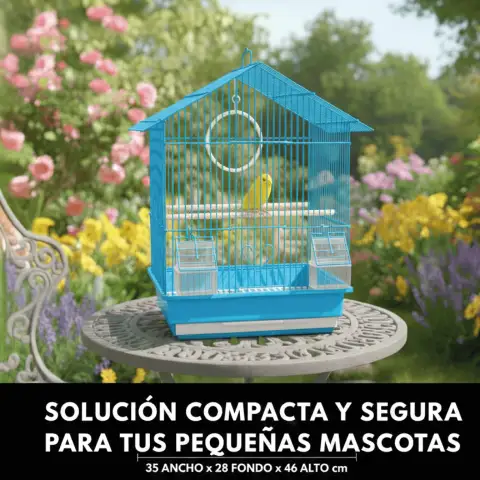 Cage MOLY N.7 avec structure robuste et ventilation optimale pour oiseaux