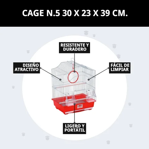 Cage N.5 montée et prête à l’usage à la maison