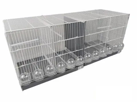Cage d'élevage 1 mètre blanche