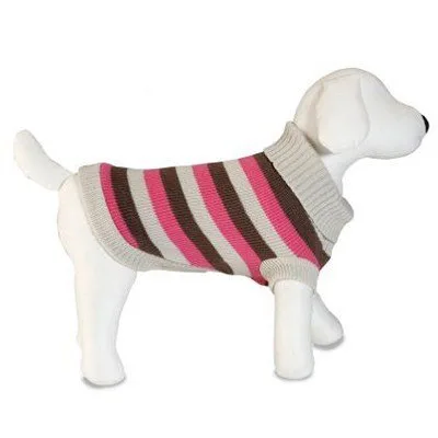 Détail du tissu et motif rayé du jersey pour chien