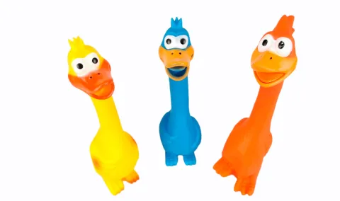 Jouet en latex poulet funny 28 cm Moly | Résistant, sonore et ludique pour chiens