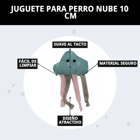 Jouet Nuage pour chiens petits dans sa boîte Compa Pattes