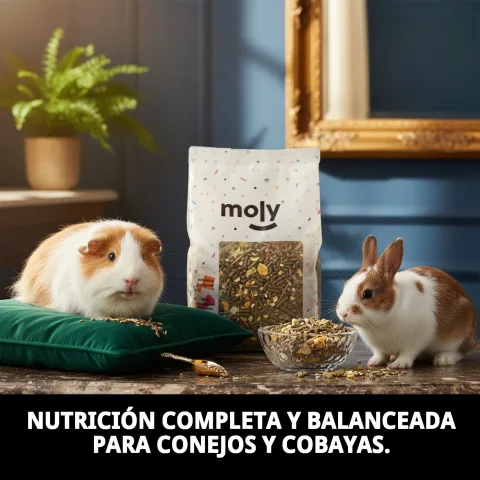 Ingrédients naturels du mélange Moly pour rongeurs