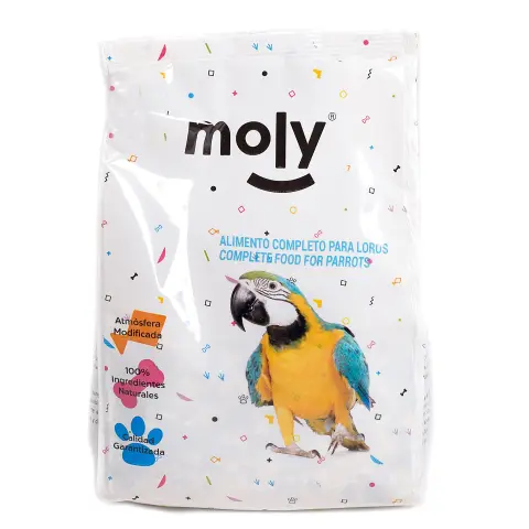 Mélange pour Perroquets et Perruches Moly 600 gr