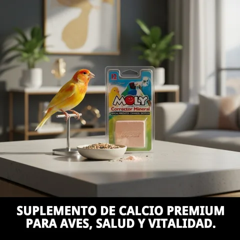 Utilisation de MOLY CALCIO pour renforcer les os des oiseaux
