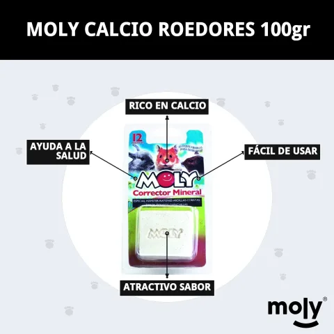 Supplément nutritionnel pour roedores MOLY Calcio 100g