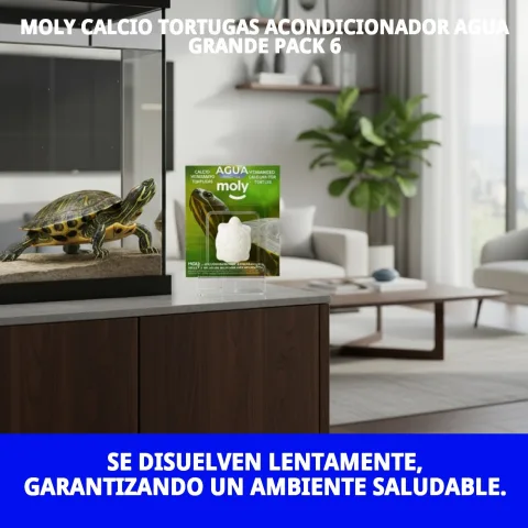 Vue latérale du produit conditionneur MOLY pour tortues