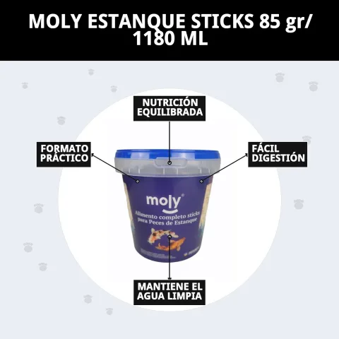 Présentation de MOLY Estanque Sticks avec livraison rapide