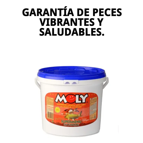 Aliment premium pour poissons de bassin MOLY