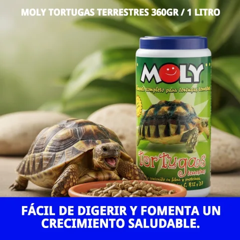 Composition équilibrée pour tortues terrestres MOLY