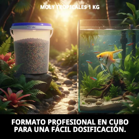 Utilisation de MOLY TROPICALES dans un aquarium tropical