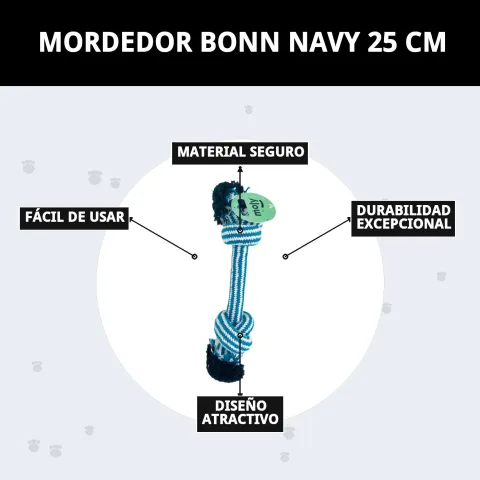Mordedor Bonn Navy pour exercice et divertissement quotidien