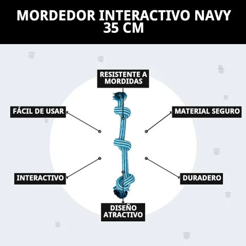 Emballage et présentation du mordeur interactif Navy 35 cm