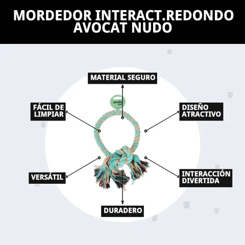 Emballage du mordeur interactif Avocat Nœud chez Compa Pattes