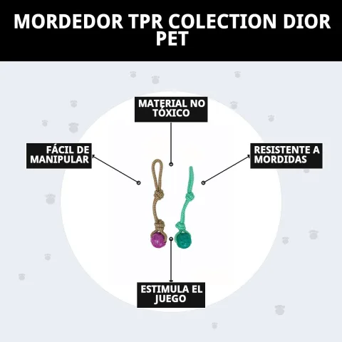 Emballage du jouet TPR Collection Dior Pet chez Compa Pattes