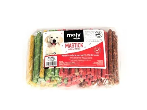 Friandise à mâcher pour chiens fabriquée en peau pressée broyée