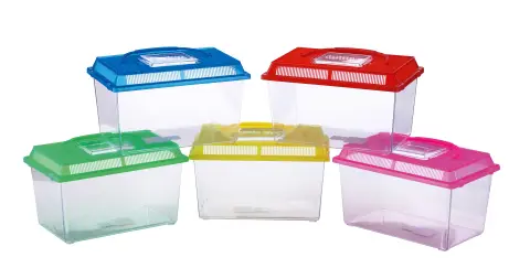 Pecera plastique moyenne MOLY 27x16x16 cm pour poissons