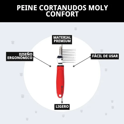 Utilisation du peigne sur zones sensibles comme aisselles et oreilles