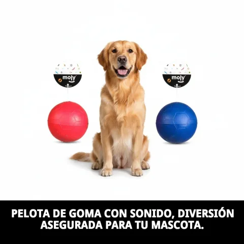 Détail du mécanisme sonore de la balle en caoutchouc pour chiens