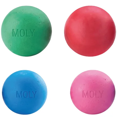 Balle en caoutchouc grande 8 cm pour chiens petits et moyens