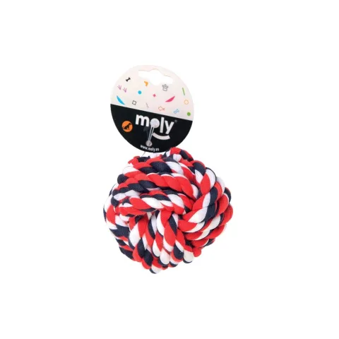 Chien mordant pelote en coton pour jeu