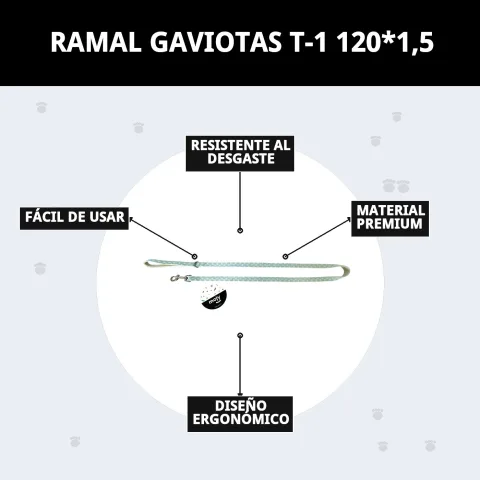 Présentation complète de la laisse Gaviotas T-1 chez Compa Pattes