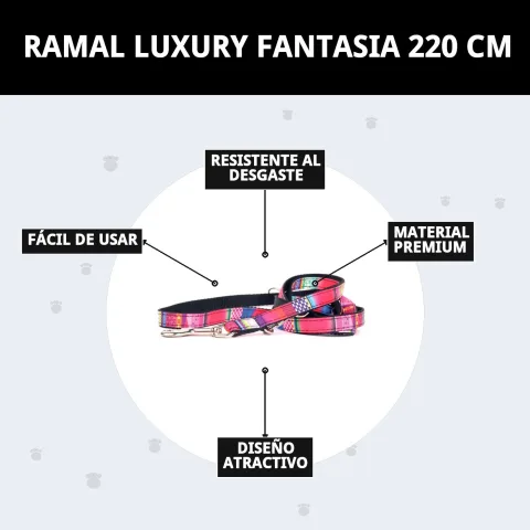 Présentation de la laisse Luxury Fantasia sur la boutique en ligne Compa Pattes