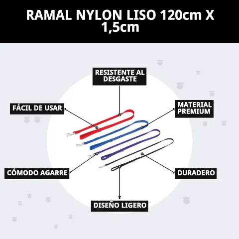 Étiquette et finition du ramal nylon lisse de Compa Pattes