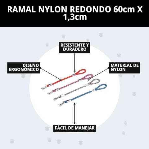 Ramal nylon rond facile à nettoyer et à entretenir