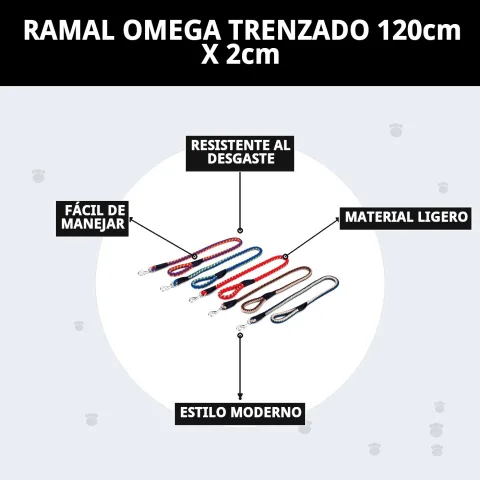 Ramal Omega tressé en extérieur pendant une balade