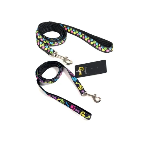 Vue latérale de la laisse Luxury Fantasia pour chiens