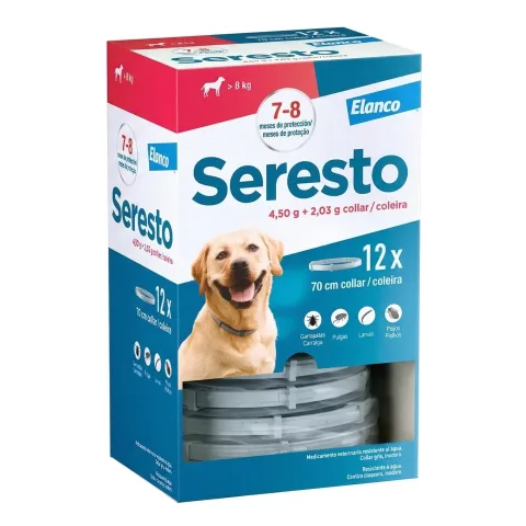 Collier antiparasitaire Seresto Clinico ajustable pour grand chien